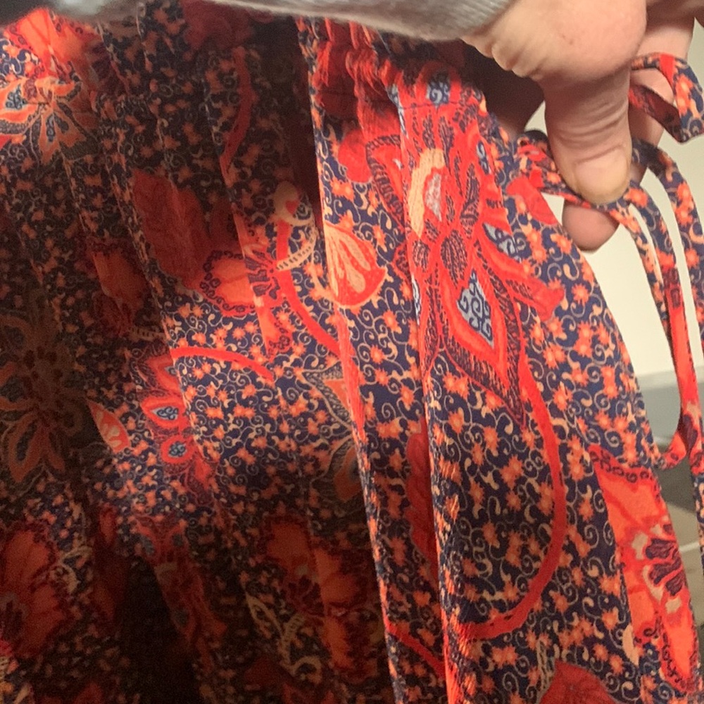 Free People Floral Mini Dress- S - Picture 5 of 8